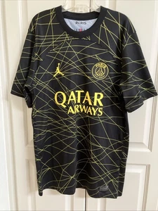 Nike AIR JORDAN PARIS SAINT-GERMAIN 2023/24 STADIUM BLACK Jersey Small Messi - Picture 1 of 6