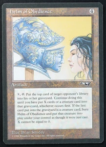 Helm of Obedience Alliances Misprinted Back Error Magic Card MTG - Bild 1 von 2