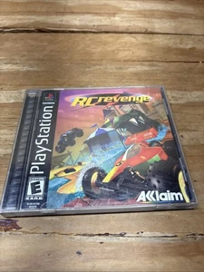 RC Revenge (Sony PlayStation 1, 2000) PS1 Black Label Complete Tested Fast Ship - Picture 1 of 12