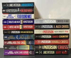 Alex Cross Series #1-17 Paperback Books By James Patterson Lot - Picture 1 of 11