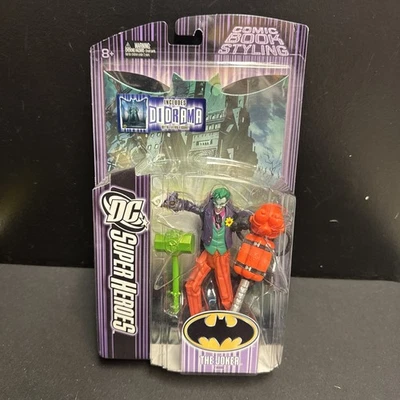 DC The Joker Super Heroes S3 Select Sculpt Figure Series w/ Comic Book 2007 New - Image 1 of 4