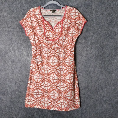 Vestido Tommy Bahama S Rosa Manga Corta Sophie Remolino Ligero Tropical Playa Foto 1 de 4