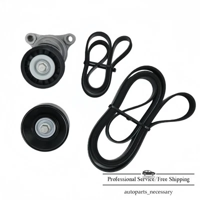 Kit de poleas tensoras de correa de transmisión para Chevy GMC Express Savana 2500/3500 con 145A Foto 1 de 4