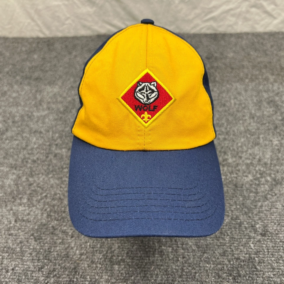 Boy Scouts of America Wolf Twill Uniform Cap Boys Small/Medium Blue Hat - Image 1 of 4