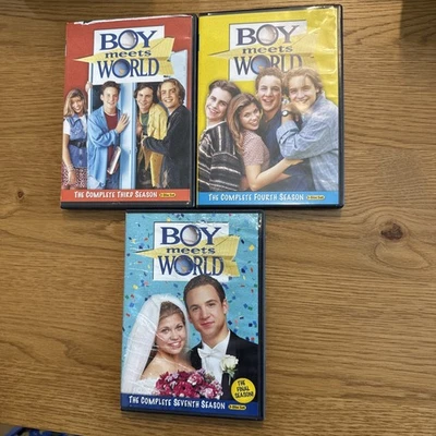 Boy Meets World DVD Season Lot - Seasons 3 - 4 - 7 The Final Season. Lot Of 3 Foto 1 de 4