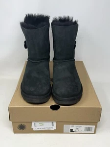 UGG Bailey Button II Women's Size 6 Black Boots - Picture 1 of 9