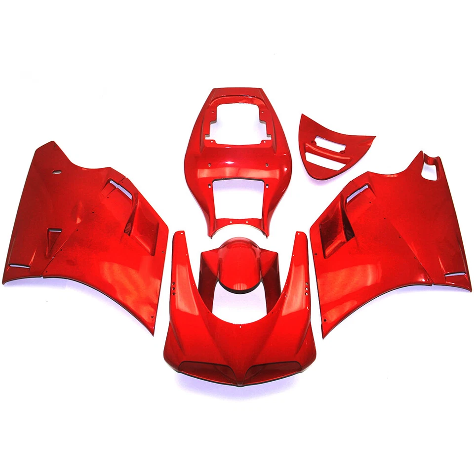 For Ducati 996/748 Biposto 1996 1997 1998 1999 2000 2001 2002 Red Fairings Kit Foto 1 de 4