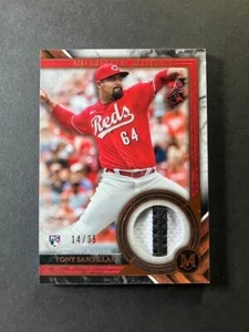 2022 Topps Museum Collection Tony Santillan Rookie Game Used Patch /35 - Picture 1 of 2