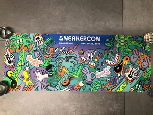 Steven Harrington Sneaker Con Guangzhou China Print 2019 36x14 Kaws - Picture 1 of 7