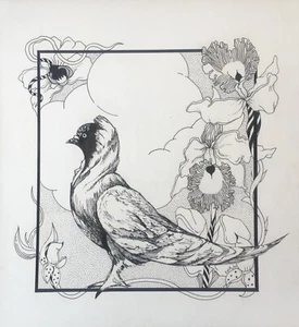 Drawing by Estela Laborde Pacheco. 1977. Original Signed. Cuban Art - Picture 1 of 7