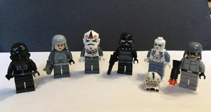 Lego Star Wars Minifiguren Konvolut 6-AT-ST Driver-Tie Pilot-AT-AT Driver + - Bild 1 von 6