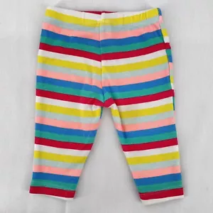 Pantalones a rayas para bebés niños de 3 meses rojo verde blanco azul amarillo algodón - Imagen 1 de 3