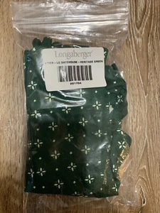 Longaberger Heritage Green Liners x 4 Lg Gatehouse, Kiddie Handtasche, Estragon, Nähen - Bild 1 von 2