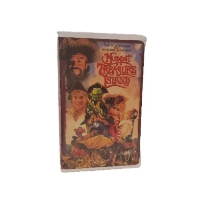 VINTAGE Muppet Treasure Island Clamshell VHS Tape Movie 1996 - Image 1 of 3
