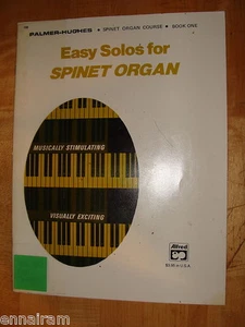 Palmer Hughes Easy Solos for Spinet Organ Book 1 1978 - Imagen 1 de 2