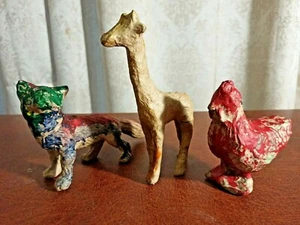 Vintage Soviet homemade toys. Papier mache. USSR. 1960-70 - Picture 1 of 12