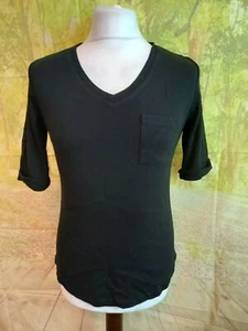 Orvis black 100% pima cotton short sleeve T Shirt. UK men's size Small - Picture 1 of 9