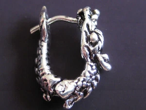 Pendientes motivo dragón plata 925 et nox dragón criollo pendiente dragón x626 - Imagen 1 de 10