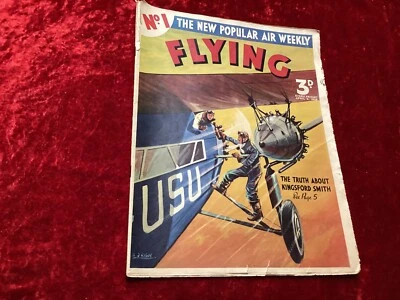Flying magazine 2 April  1938 Vol I NO 1  1st issue edit  by W E Johns - Image 1 of 4