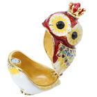 Owl Jewelry Box: Bird Trinket Storage with Lid for Bedroom Decoration