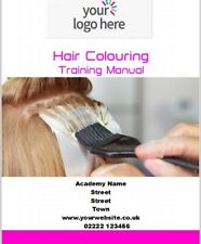 Editable Academy HAIR COLOURING & FOILS Training Manual. 90 Pages