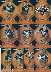 2016 NRL Traders Parallel WESTS TIGERS Team Set - Picture 1 of 1
