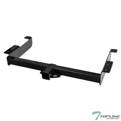 Topline For 1996-2021 GMC Savana Class 3 Trailer Hitch Tow Receiver 2" - Black - Изображение 1 из 4