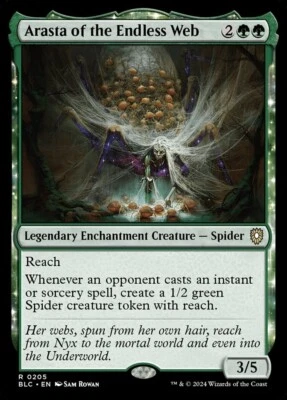 Arasta of the Endless Web 0205 Non Foil Rare Bloomburrow Commander MTG NM - Image 1 of 2
