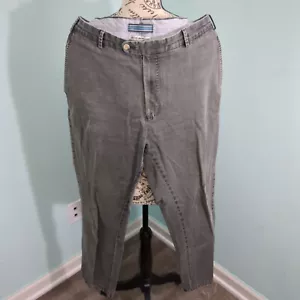 Pantalone chino uomo Peter Millar 34 x 28 grigio piatto davanti cotone dritto - Foto 1 di 5