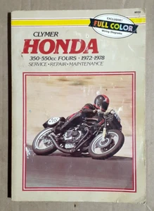 Clymer Honda 350cc-550cc 1972/1973/1974/1975/1976/1977/1978 Repair Manual - Picture 1 of 2