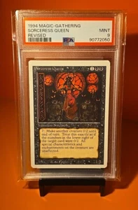 ⚫️⚫️⚫️ Magic the Gathering 1994 SORCERESS QUEEN REVISADO PSA 9 ⚫️⚫️⚫️ - Imagen 1 de 2