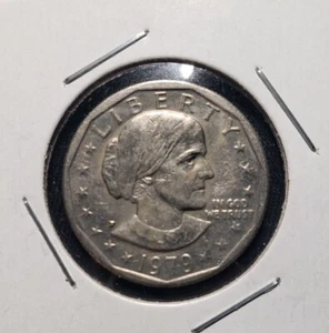 1979 P seltener breiter Rand - fast Datum Sorte SB Anthony Dollar in 2x2 kostenloser Versand - Bild 1 von 6