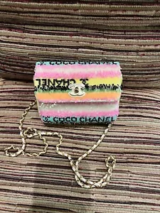 Chanel Multicolor Sequin Mini Classic Flap Gold Hardware, 2022 - Picture 1 of 4