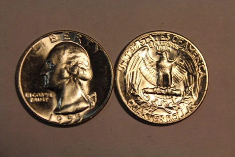 Bu 1955-P George Washington Quarter Cover