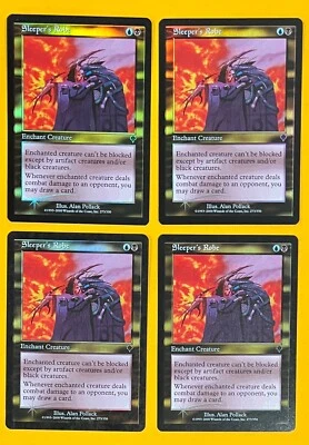MTG SLEEPER'S ROBE (Foil) (x4) Invasion (OldManMTG 011-784) - Image 1 of 3