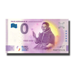 0 Euro Souvenir Banknote Paus Adrianus VI Netherlands PEBS 2022-1