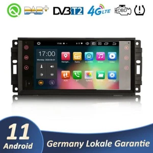 7" 8-Core DSP CarPlay Android 12 Autoradio Jeep Compass Commander Dodge Chrysler - Imagen 1 de 12