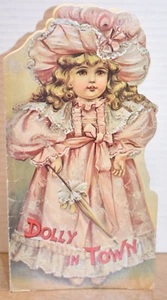vtg 1980s Dolly in Town shape book Excellent Condition - Foto 1 di 4