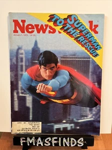 D3 1979 CHRISTOPHER REEVES SUPERMAN Jan 1 NEWSWEEK Magazine - Picture 1 of 2