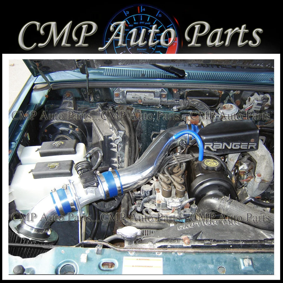 KIT SISTEMAS DE ADMISIÓN DE AIRE FORD RANGER 2.3 2.3L STX XLT 1995-1997 AZUL Y NEGRO Foto 1 de 1