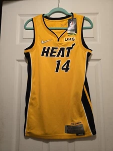 Nike Tyler Herro Miami Heat LE Trophy Gold Swingman Jersey Size-Small 1810/6031 - Picture 1 of 6