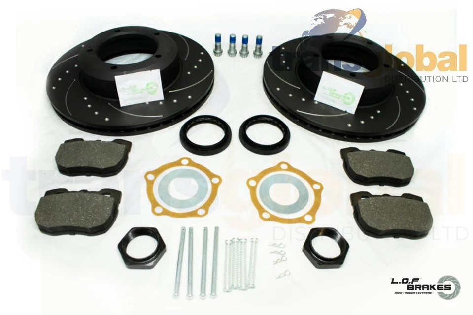 Front Vented Brake Kit for Land Rover Discovery 1 89-98 POWERspec LOF - Image 1 of 1