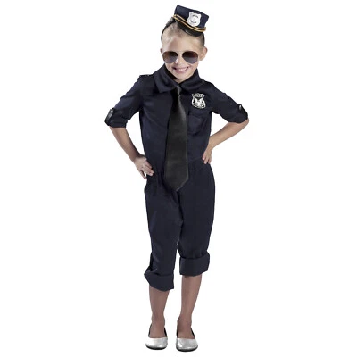 Disfraz de policía de policía de la fuerza especial para niños disfraz de Halloween mono diadema XS Foto 1 de 2