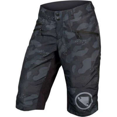 Endura SingleTrack II Womens Baggy Cycling Shorts Black Camo Bike Ride Short - Image 1 of 2
