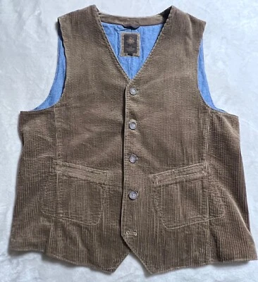 Territory Ahead Wide Wale Corduroy Vest Size L Brown - Image 1 of 4