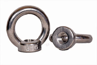 JH-FAST LIFTING-EYE-NUTS & BOLTS A2 / A4 STAINLESS STEEL M6 M8 M10 M12 M16 M20 M24 M30
