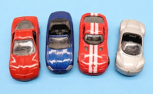 Maisto 1:64 Viper Red 97 Corvette Plymouth Pronto Spyder Silver Jaguar XK8 Blue - Picture 1 of 5