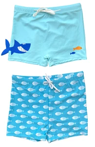 Kinder Badehose Türkis Blau Gr. 128 - Picture 1 of 3