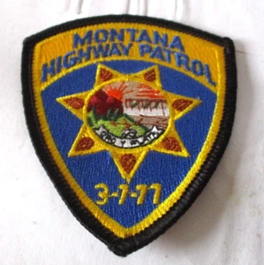 Patch spalla NOS Montana Highway Patrol non cucita - Foto 1 di 2