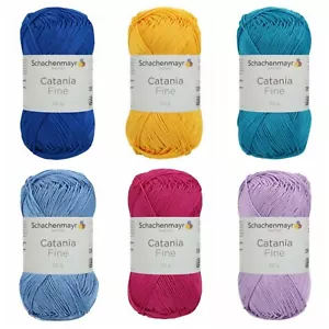 Schachenmayr - CATANIA FINE - Baumwolle - 22 Farben - 50g - LL 165m-(€5,50/100g) - Bild 1 von 37